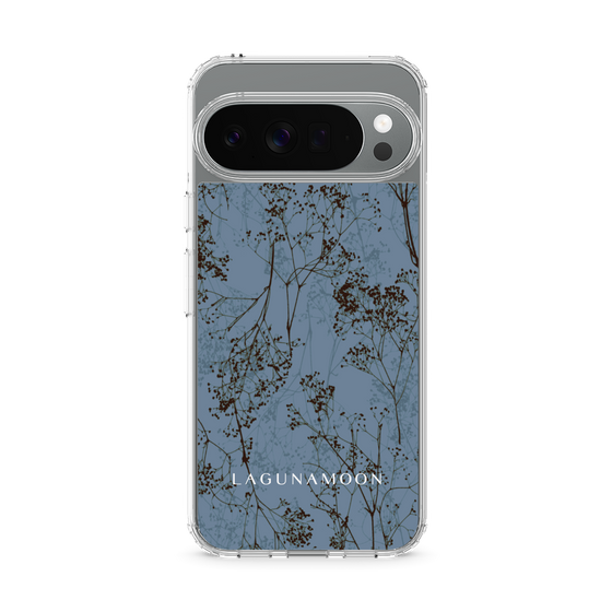 Slim Protection Case［ LAGUNAMOON - Botanical - Blue ］