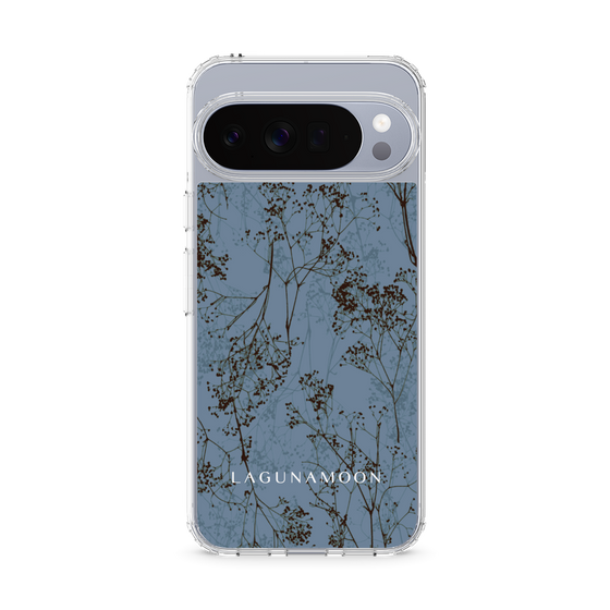 Slim Protection Case［ LAGUNAMOON - Botanical - Blue ］
