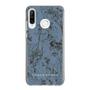 Slim Protection Case［ LAGUNAMOON - Botanical - Blue ］