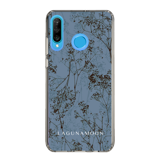 Slim Protection Case［ LAGUNAMOON - Botanical - Blue ］