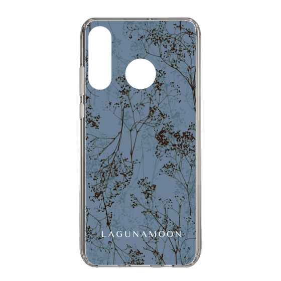 Slim Protection Case［ LAGUNAMOON - Botanical - Blue ］