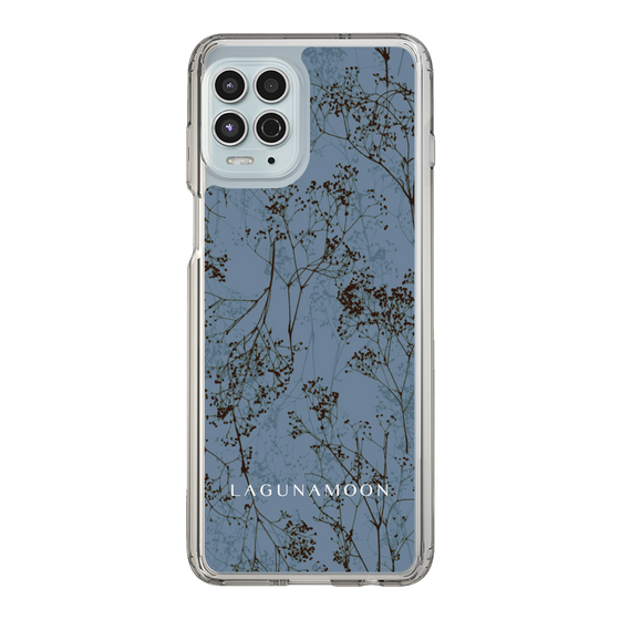 Slim Protection Case［ LAGUNAMOON - Botanical - Blue ］