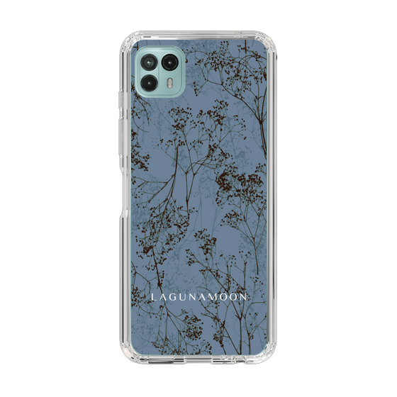 Slim Protection Case［ LAGUNAMOON - Botanical - Blue ］