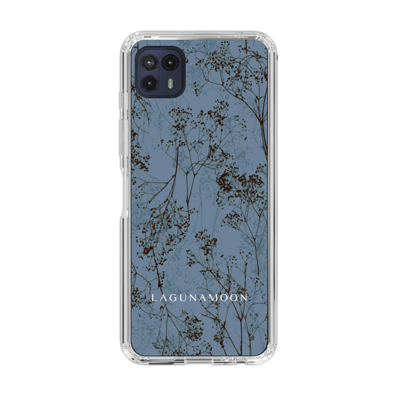 Slim Protection Case［ LAGUNAMOON - Botanical - Blue ］