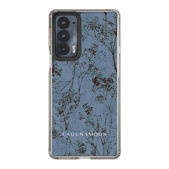 Slim Protection Case［ LAGUNAMOON - Botanical - Blue ］
