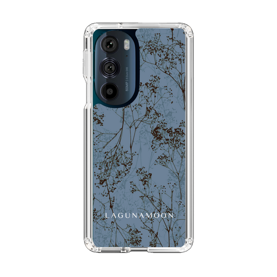 Slim Protection Case［ LAGUNAMOON - Botanical - Blue ］