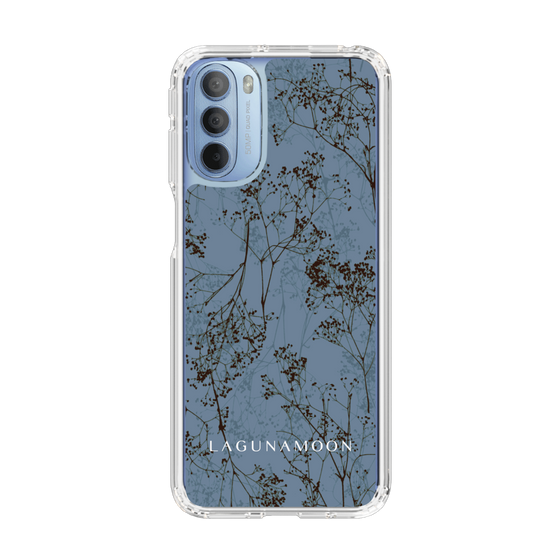 Slim Protection Case［ LAGUNAMOON - Botanical - Blue ］