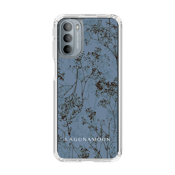 Slim Protection Case［ LAGUNAMOON - Botanical - Blue ］