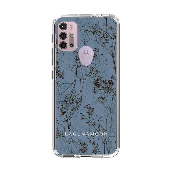 Slim Protection Case［ LAGUNAMOON - Botanical - Blue ］