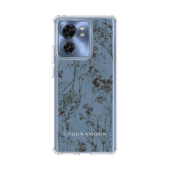 Slim Protection Case［ LAGUNAMOON - Botanical - Blue ］