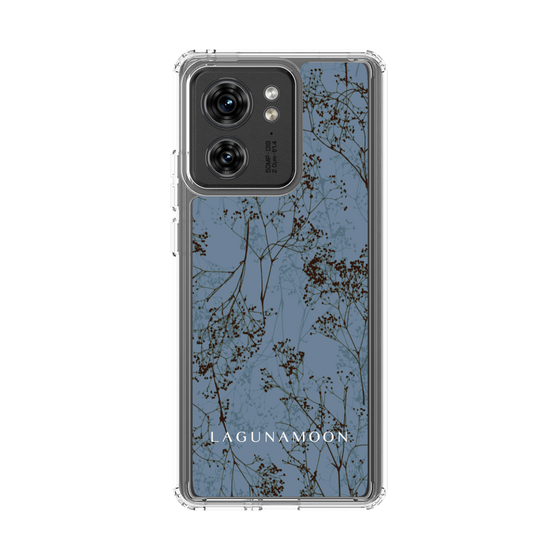 Slim Protection Case［ LAGUNAMOON - Botanical - Blue ］