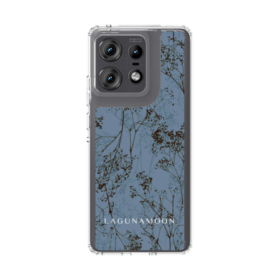 Slim Protection Case［ LAGUNAMOON - Botanical - Blue ］
