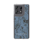 Slim Protection Case［ LAGUNAMOON - Botanical - Blue ］