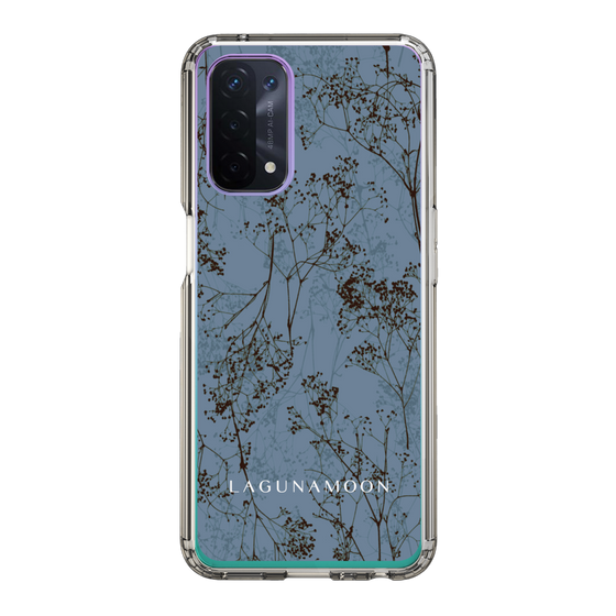 Slim Protection Case［ LAGUNAMOON - Botanical - Blue ］