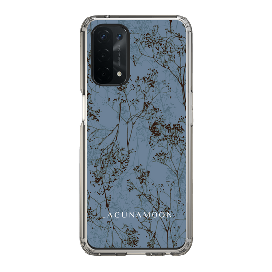 Slim Protection Case［ LAGUNAMOON - Botanical - Blue ］