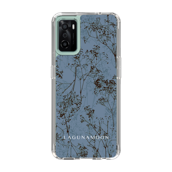 Slim Protection Case［ LAGUNAMOON - Botanical - Blue ］