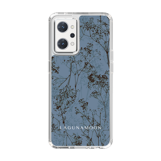 Slim Protection Case［ LAGUNAMOON - Botanical - Blue ］