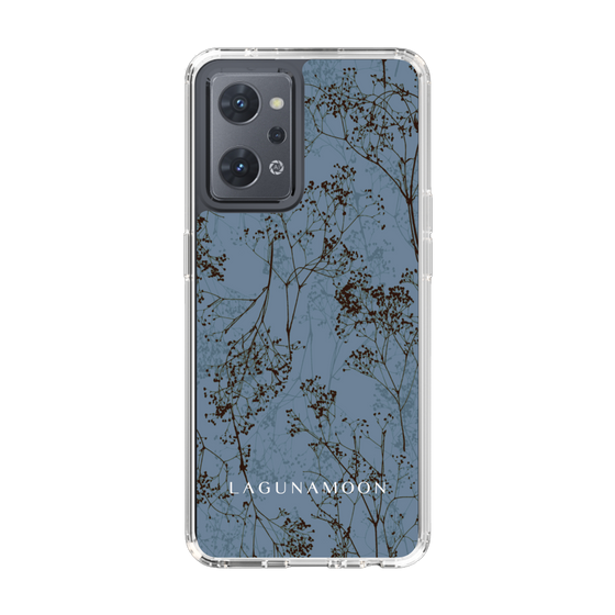 Slim Protection Case［ LAGUNAMOON - Botanical - Blue ］