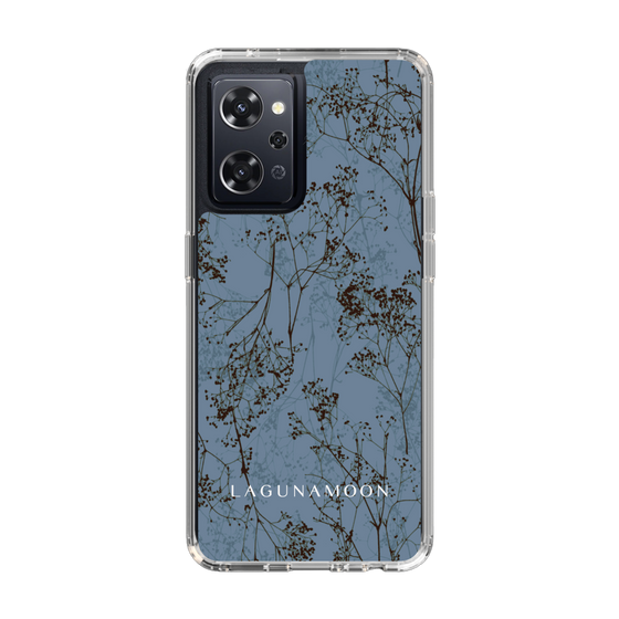 Slim Protection Case［ LAGUNAMOON - Botanical - Blue ］