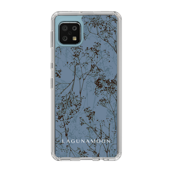Slim Protection Case［ LAGUNAMOON - Botanical - Blue ］