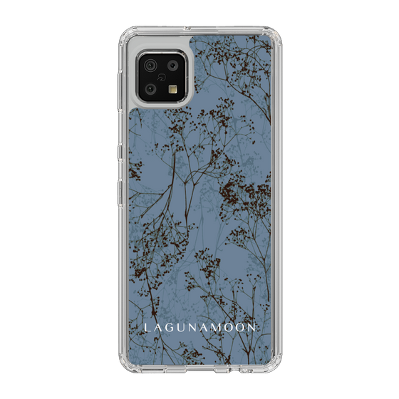 Slim Protection Case［ LAGUNAMOON - Botanical - Blue ］