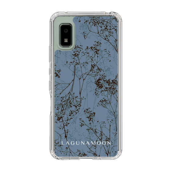 Slim Protection Case［ LAGUNAMOON - Botanical - Blue ］