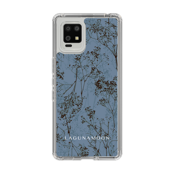 Slim Protection Case［ LAGUNAMOON - Botanical - Blue ］