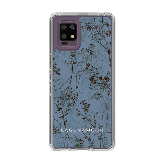 Slim Protection Case［ LAGUNAMOON - Botanical - Blue ］