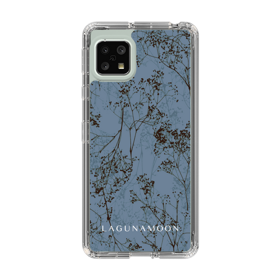 Slim Protection Case［ LAGUNAMOON - Botanical - Blue ］
