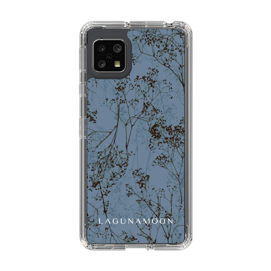 Slim Protection Case［ LAGUNAMOON - Botanical - Blue ］