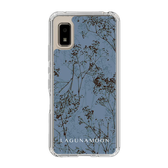 Slim Protection Case［ LAGUNAMOON - Botanical - Blue ］