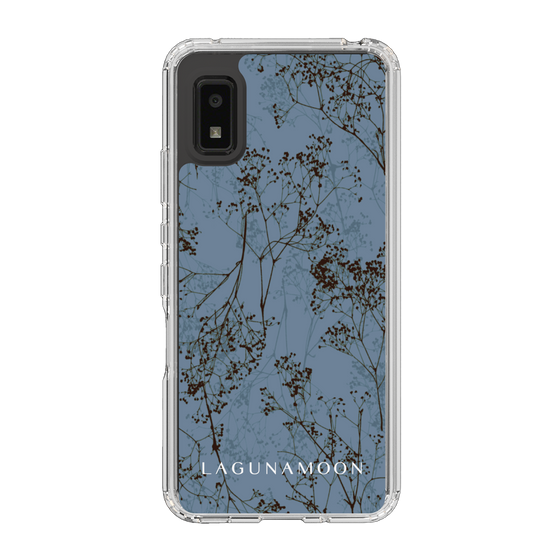 Slim Protection Case［ LAGUNAMOON - Botanical - Blue ］