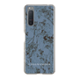 Slim Protection Case［ LAGUNAMOON - Botanical - Blue ］