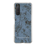 Slim Protection Case［ LAGUNAMOON - Botanical - Blue ］