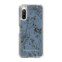 Slim Protection Case［ LAGUNAMOON - Botanical - Blue ］
