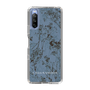 Slim Protection Case［ LAGUNAMOON - Botanical - Blue ］