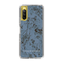 Slim Protection Case［ LAGUNAMOON - Botanical - Blue ］