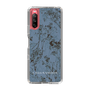 Slim Protection Case［ LAGUNAMOON - Botanical - Blue ］