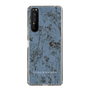 Slim Protection Case［ LAGUNAMOON - Botanical - Blue ］