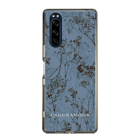 Slim Protection Case［ LAGUNAMOON - Botanical - Blue ］