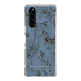 Slim Protection Case［ LAGUNAMOON - Botanical - Blue ］