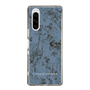 Slim Protection Case［ LAGUNAMOON - Botanical - Blue ］