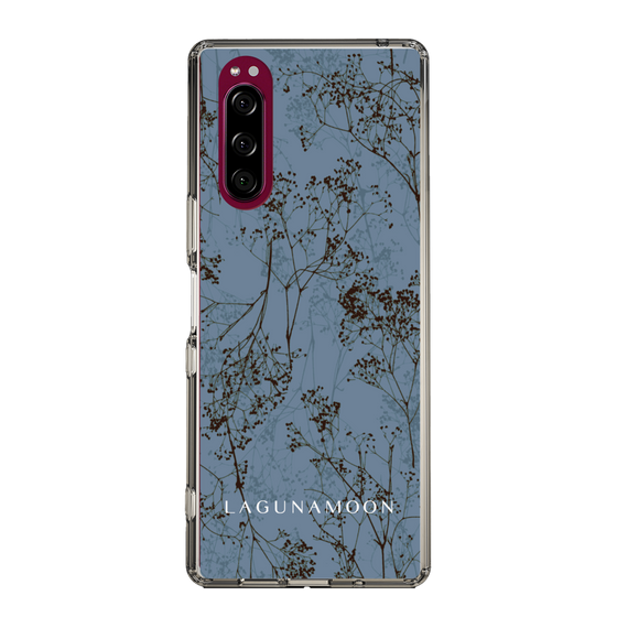 Slim Protection Case［ LAGUNAMOON - Botanical - Blue ］