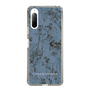 Slim Protection Case［ LAGUNAMOON - Botanical - Blue ］