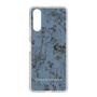 Slim Protection Case［ LAGUNAMOON - Botanical - Blue ］