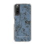 Slim Protection Case［ LAGUNAMOON - Botanical - Blue ］
