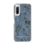Slim Protection Case［ LAGUNAMOON - Botanical - Blue ］