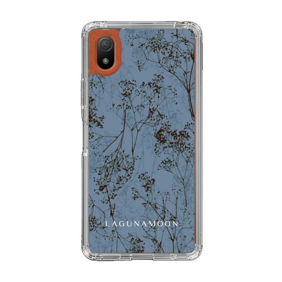 Slim Protection Case［ LAGUNAMOON - Botanical - Blue ］