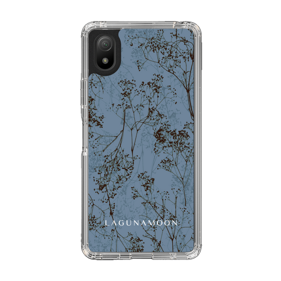 Slim Protection Case［ LAGUNAMOON - Botanical - Blue ］