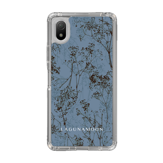 Slim Protection Case［ LAGUNAMOON - Botanical - Blue ］